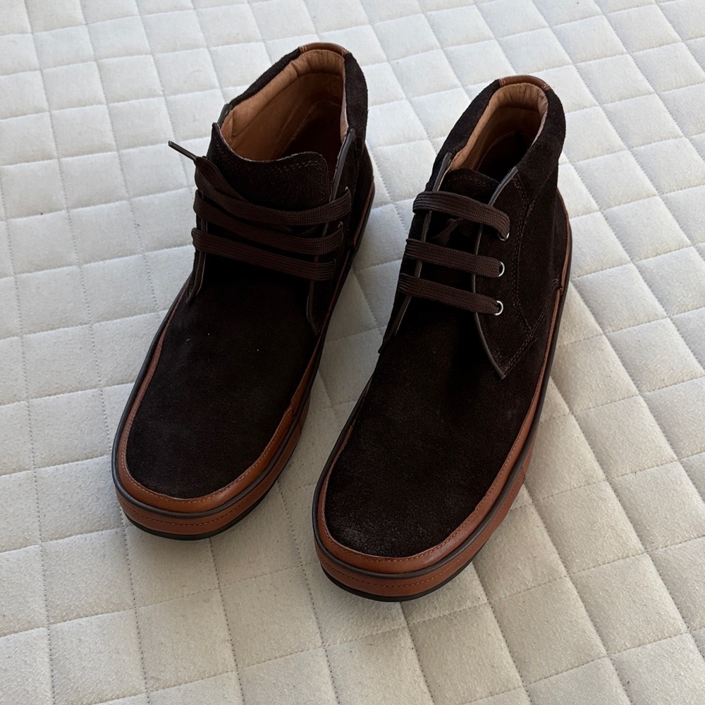 Vintage Foundry Co. Men's Dark Brown Suede Chukka Boots